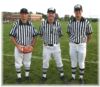 Shane Kron, Ted Wernimont, and Justin Fickbohm work a Jr. High double-header in Coralville